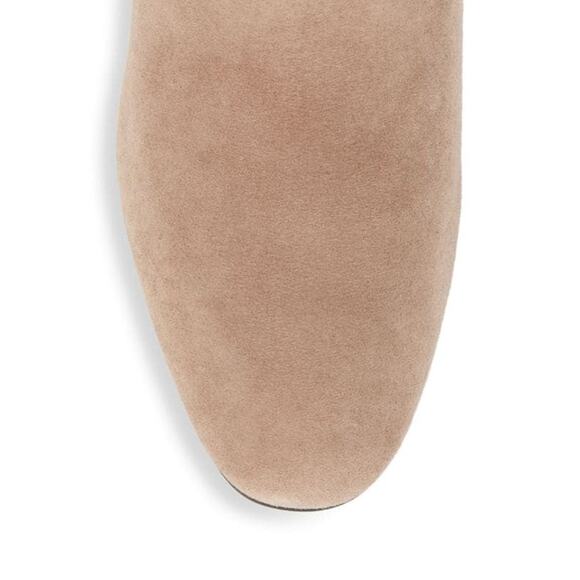 Stuart Weitzman Suede Mid-Calf Heeled Booties - 9.5 - Picture 4 of 4